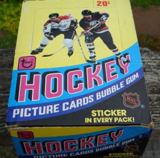 Topps Hockey Wax Box 36 SEALED Packs Never Opened Mike Bossy RC