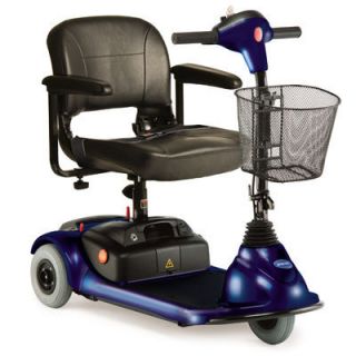 Blue 3 Wheel Micro Portable Lynx Mobility Scooter Electric Cart