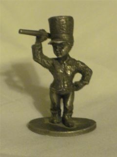 Vintage c1979 Spoontiques Pewter Figurine Soldier Policeman