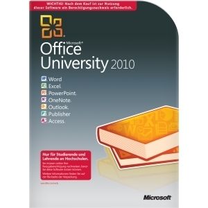 Microsoft Office 2010 Professional University Pro Genuine U6L 00003