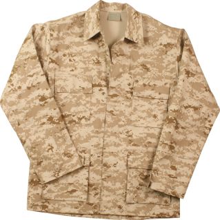 Camouflage BDU Military Tactical Camo Army Uniform Shirt