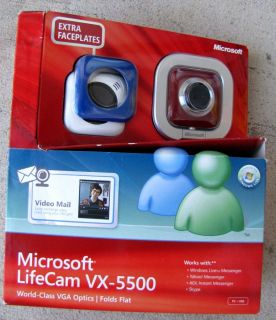 Microsoft LifeCam VX 5500 1 3 M Effective Pixels USB 2 0 Webcam