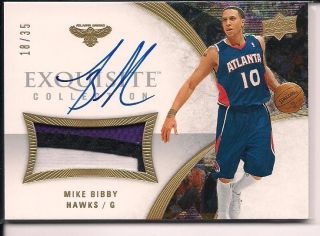 07 08 Exquisite Mike Bibby Auto Patch 35