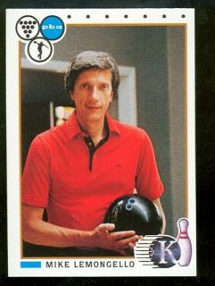 Mike Lemongello 1990 Bowling Card Wanamassa NJ Read
