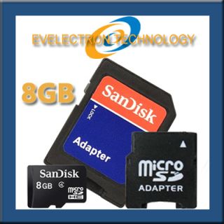 US Seller 8GB Mini SD San Disk SDHC Micro MicroSD TF Class 4 Card 8G 8