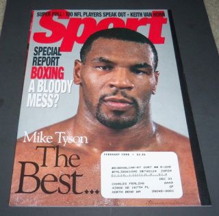 Mike Tyson Sport Magazine February 1999 Boxing Champion