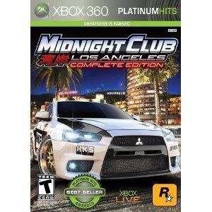 Midnight Club Los Angeles LA Complete Edition Xbox 360 Racing Car Game