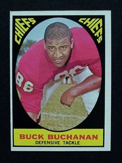 1967 Topps Milton Bradley Buch Buchanan 71 Chiefs AFL