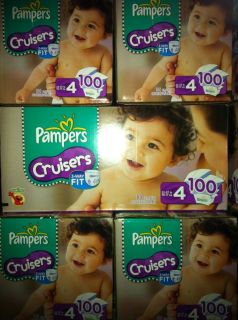 Pampers Cruiser Fit Size 4 Baby Diaper 100 Count