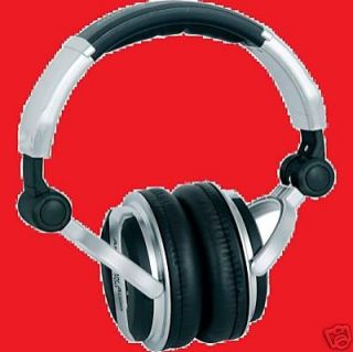 American Audio HP700 Headband Headphones   Silver Black