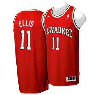 Milwaukee Bucks Monta Ellis Sz M Red Swingman Revolution 30 Jersey