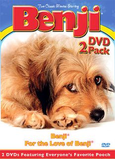 Benji 2 Pack DVD, 2004, 2 Disc Set, 2 Pack