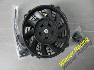 12V 7 Slim Radiator Cooling Electric Fan Mounting Kit for Mini MPI
