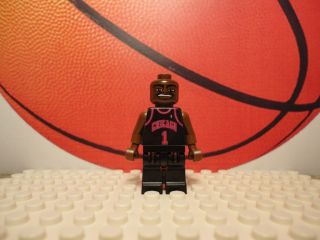 DERRICK D ROSE Custom Minifig Chicago Bulls NBA Basketball Player # 1