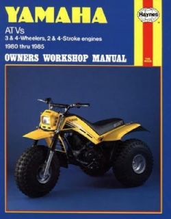 Yamaha ATVS 3 and 4 Wheelers, 2 and 4 Stroke Engines, 1980 1985 by