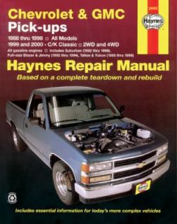 Chevrolet and GMC Pick Ups by Haynes and Ken Freund 2001, Paperback