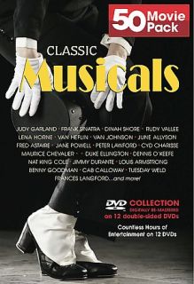 Classic Musicals 50 Movie Pack DVD, 12 Disc Set