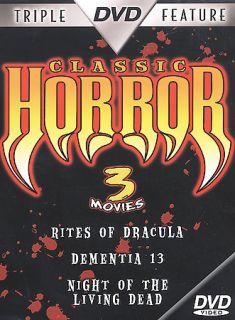 Classic Horror Triple Feature   Rites of Dracula Dementia 13 Night of