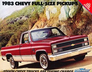 1983 Chevrolet Silverado Truck 16 page Sales Brochure Catalog