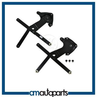 64 66 Ford Mustang Front Manual Window Regulator Left & Right Pair Set