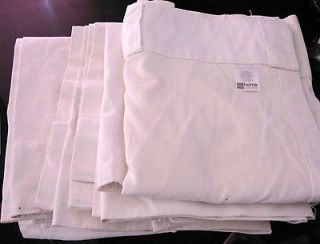 PANELS  JC PENNY HOME COLLECTION IVORY COTTON/ACRYLIC CURTAINS 40 X
