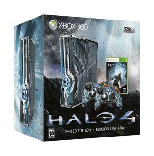 Microsoft Xbox 360 S Limited Edition Halo 4 Bundle 320 GB Glowing Blue