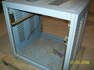 Industrial Component Rack Cabinet   27 Square   Fits 23 Rack Mounted