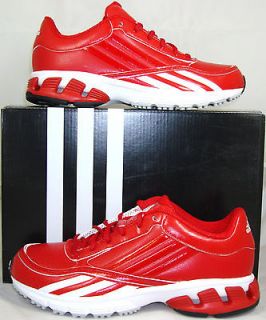 NIB Adidas RED Mens Sz 11 FALCON Trainer Baseball Turf Training Shoes