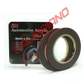 3M Automotive Acrylic Plus Double Sided Attachment Tape 1/4in