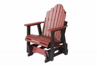OUTDOOR 2 FT. POLYWOOD COZIBACK PATIO GLIDER NEW