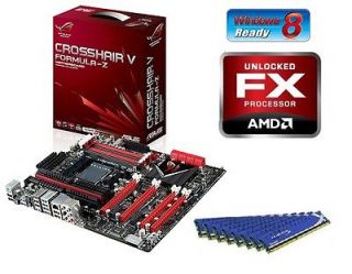 NEW AMD FX 8320 EIGHT Core CPU ASUS MOTHERBOARD 8GB DDR3 MEMORY RAM