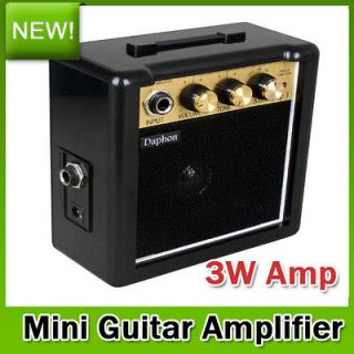 Mini 3W Bass Guitar Speaker Amplifier Amp +Belt Clip for Stereo