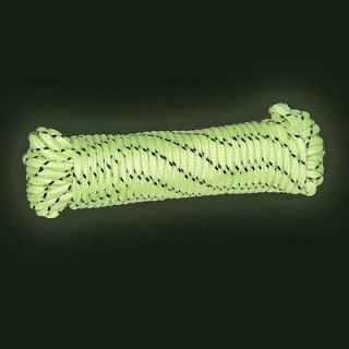 50 Glow in the Da rk Braided Poly Rope Tent Boat