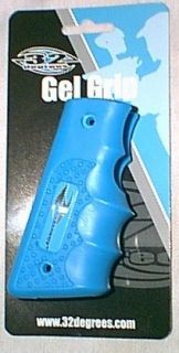 32 Degrees BLUE GEL STICKY 45 GRIP paintball gun grips