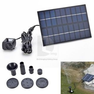 9V 200MA Solar Panel Brushless Water Pump For Home Pool Swimming