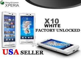 Xperia X10a White 8MP GPS WIFI ANDROID(UNLOCK ED) AT&T/ROGERS/CL ARO
