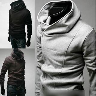 Mens Slim Fit Sexy Top Designed Hoodies Jackets Coats E520 3Color