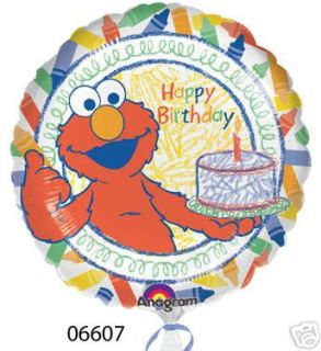 Elmo Birthday Mylar baloon