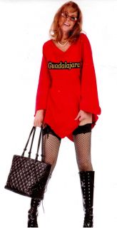 New RED Sexy Ugly Betty Guadalajara HALLOWEEN COSTUME PARTY DRESS