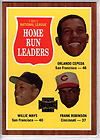 1966 TOPPS 219 FRANK ROBINSON WILLIE MAYS NM 439358 