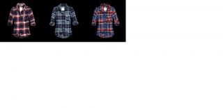 Abercrombie & Fitch Nicole Red Button Shirt S M L $60