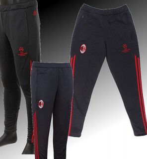 Ac Milan Adidas Pants Hose training UCL tg 2012  13 with pockets Black