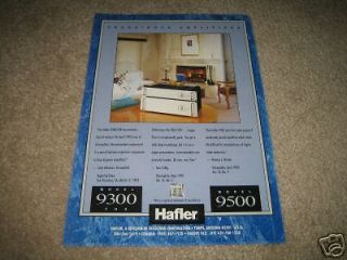 Hafler 9300THX,9500 Amps Ad from 1994,very nice Ad