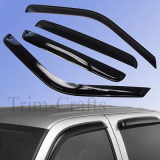 02 08 Dodge Ram Quad Cab Window Vent Visors Deflector