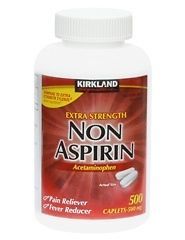 Kirkland Acetaminophen non aspirin 500mg 500tab tylenol
