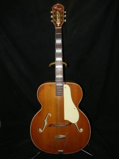 Early 50s Kay Archtop Acoustic Guitar Amazing Sound super low action