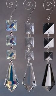 Glass Acrylic Hanging Decoration Crystal Gemstone Pendant Link