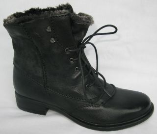 BNIB Clarks Ladies Mortimer Jane Black Leather Ankle Boots