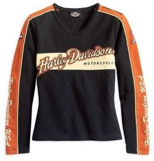 Harley Davidson Ladies Prestige L/S Tee   98477 06VW