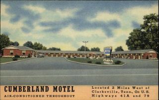Clarksville TN Motel Postcard